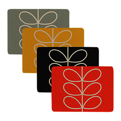 Orla Kiely Linear Stem Placemat, Set of 4